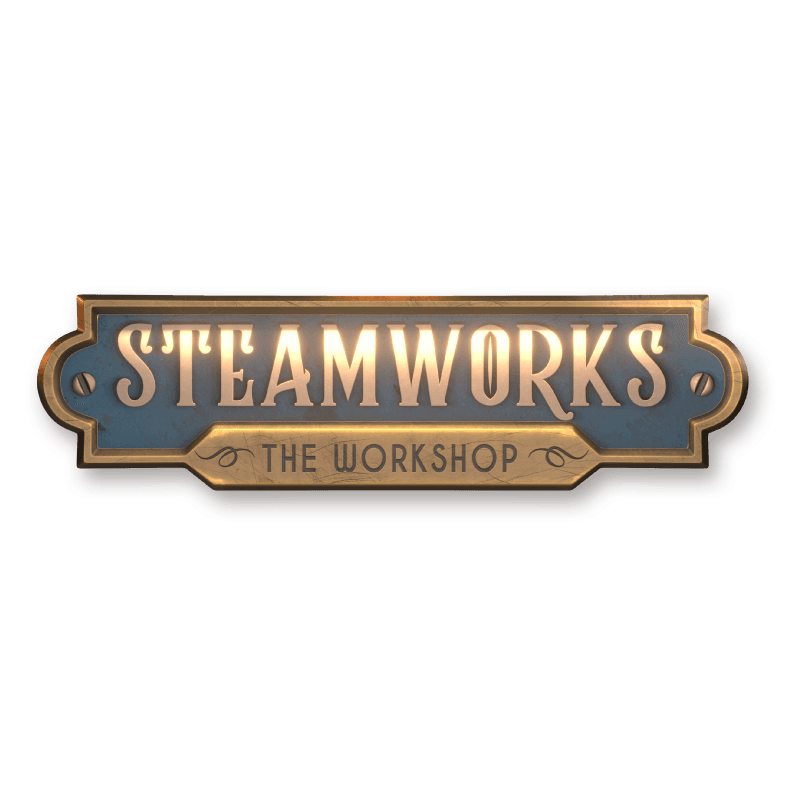 Steamworks - The workshop Logo